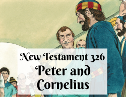 NT 326 - Peter and Cornelius